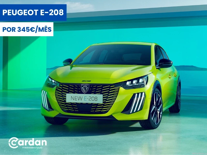 campanha empresas Peugeot E-208 cardan